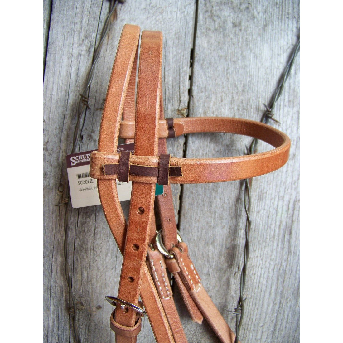 Headstall - Tie Cheek Harness Leather (Pony Size)