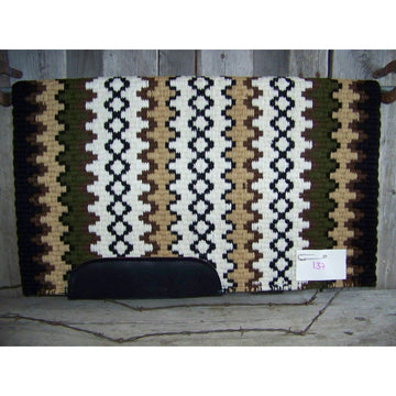 Custom Arroyo Seco Blanket - 40x34 (Black Base w/Olive Accents)