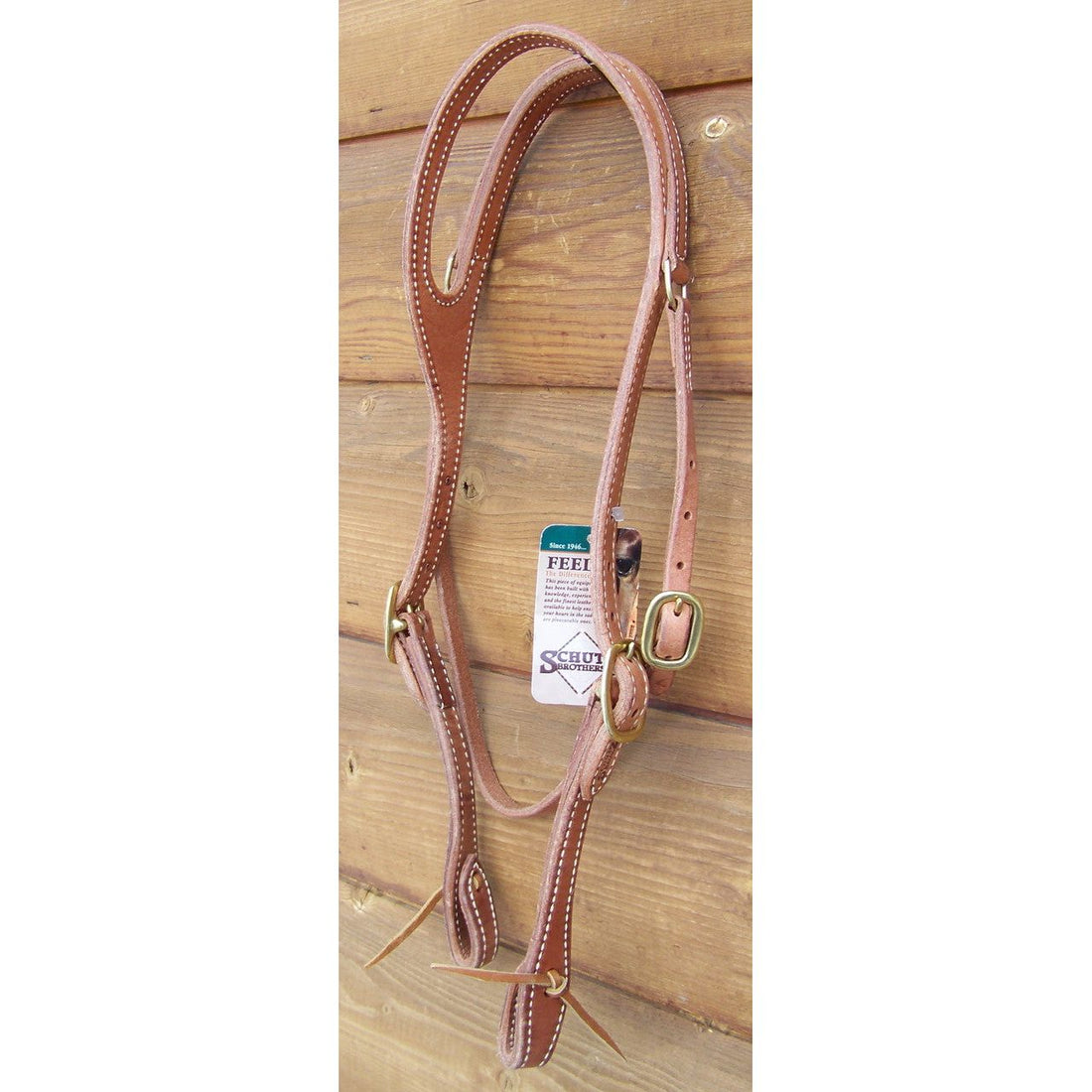 Headstall - Shaped Ear Harness Leather
