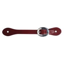 Spur Straps - Burgundy Latigo (Ladies)