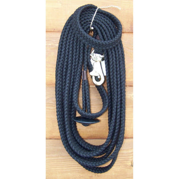 Lunge Line - Pro Cotton - 24 Ft (Black)