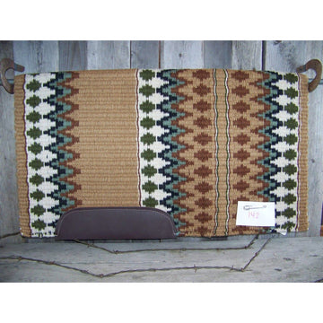 Custom Limited Edition Show Blanket - 40x34 (Indian Tan Base with Green Accents)
