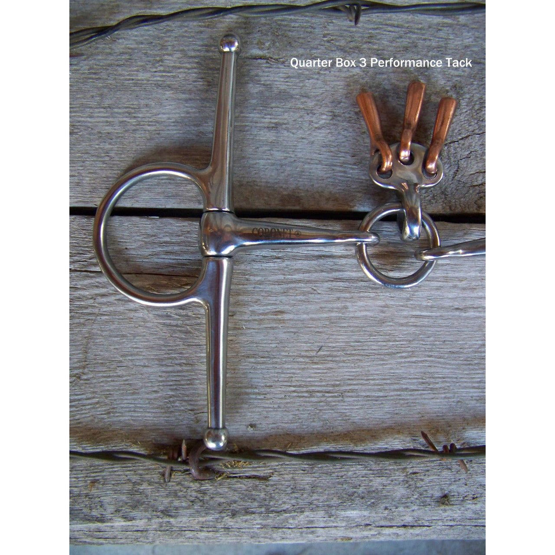 English Bit - Full Cheek Copper Player-Keys (5.0")