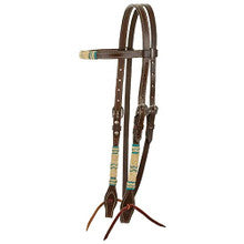 Headstall - Day Money Dark Oil Rawhide Braided (Pony)