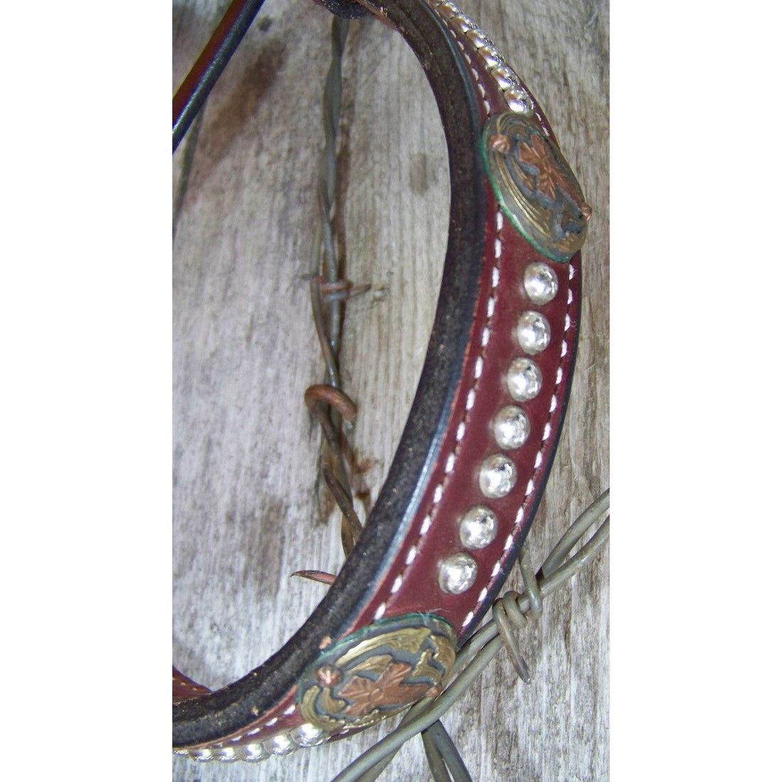 Tie Down - Dark Oil with Dots and Crosses