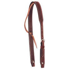 Headstall - Cowboy Tack, Rosewood Spider Stamped Slip Ear