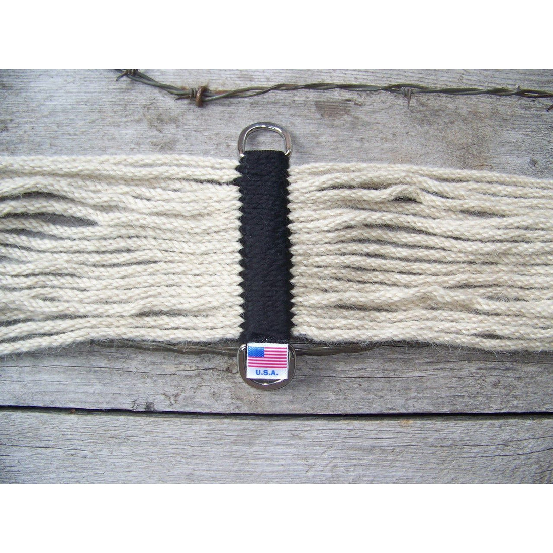 Cinch - 17 Strand Mohair w/SS Buckles (Size 34") Made in the USA