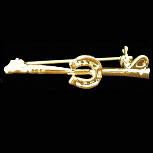 Stock Pin - Exselle Horseshoe/Crop