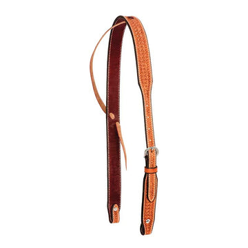 Headstall - Cowboy Tack, Golden Spider Stamped Slip Ear