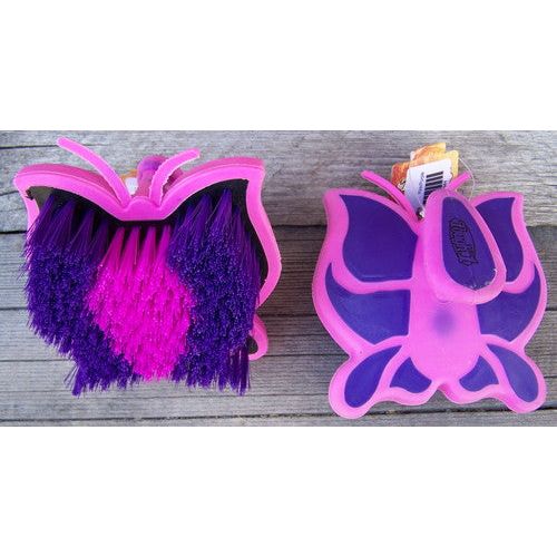 Brush - Butterfly Palm with Finishing Bristles (Pink)