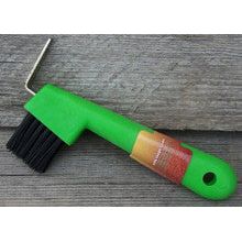 Hoof Pick - Brush Combo (Lime)