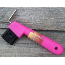 Hoof Pick - Brush Combo (Pink)