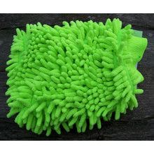 Wash Mitt - Lined Chenille Wash/Applicator Mitt (Lime)