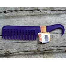 Comb - Pulling w/Braid Remover (Purple)