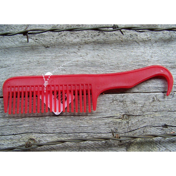 Comb - Pulling w/Braid Remover (Red)