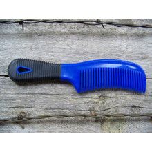 Comb - 8" Plastic Easy Grip (Royal Blue)