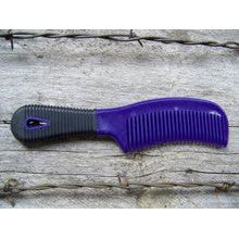 Comb - 8" Plastic Easy Grip (Purple)