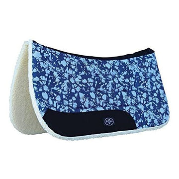 Saddle Pad - Contoured Work Pad (Bleach Dye) by Professional's Choice