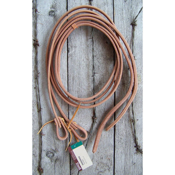 Reins - Harness Leather Water Loop (1/2 Inch) - 8 Foot Plus
