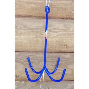 Cleaning Hook - 4 Prong (Blue)