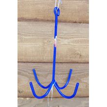Cleaning Hook - 4 Prong (Blue)