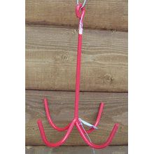 Cleaning Hook - 4 Prong (Red)
