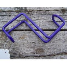 Bridle Hook - Vinyl Coated Steel - 4" (Purple)