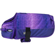 Dog Blanket - 1200D Deluxe Chevron by Tough-1 (Purple - Extra Small)
