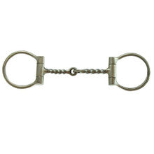 Bit - Offset Brushed SS Twisted Snaffle