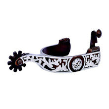 Spurs - Antique Floral Overlay w/Concho (Ladies)