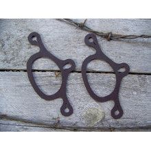 Spur Tie Down Straps (Sold in Pairs) - Brown (Small/Medium)