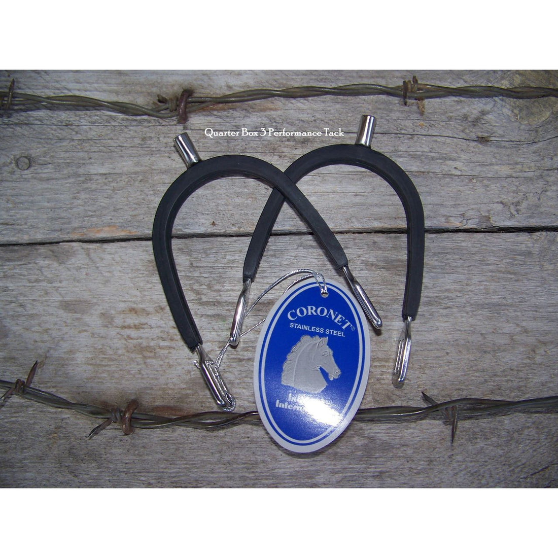 English Spurs - Prince of Wales for Ladies 5/8" (Rubber Covered)