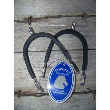English Spurs - Prince of Wales for Ladies 5/8" (Rubber Covered)