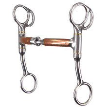 Bit - Tom Thumb, 1/2" Copper Snaffle (Reinsman)
