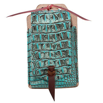 Cell Phone Case - Rear Flank Cinch (Turquoise Gator)