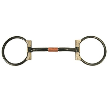Bit - Black Satin w/German Silver Trim, Billy Allen Style Mouth