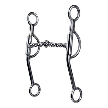 Bit - Loomis Shank Twisted Wire Snaffle