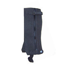 Half Chaps - Equine Althletics Clarino (Black - Youth - Size 8)