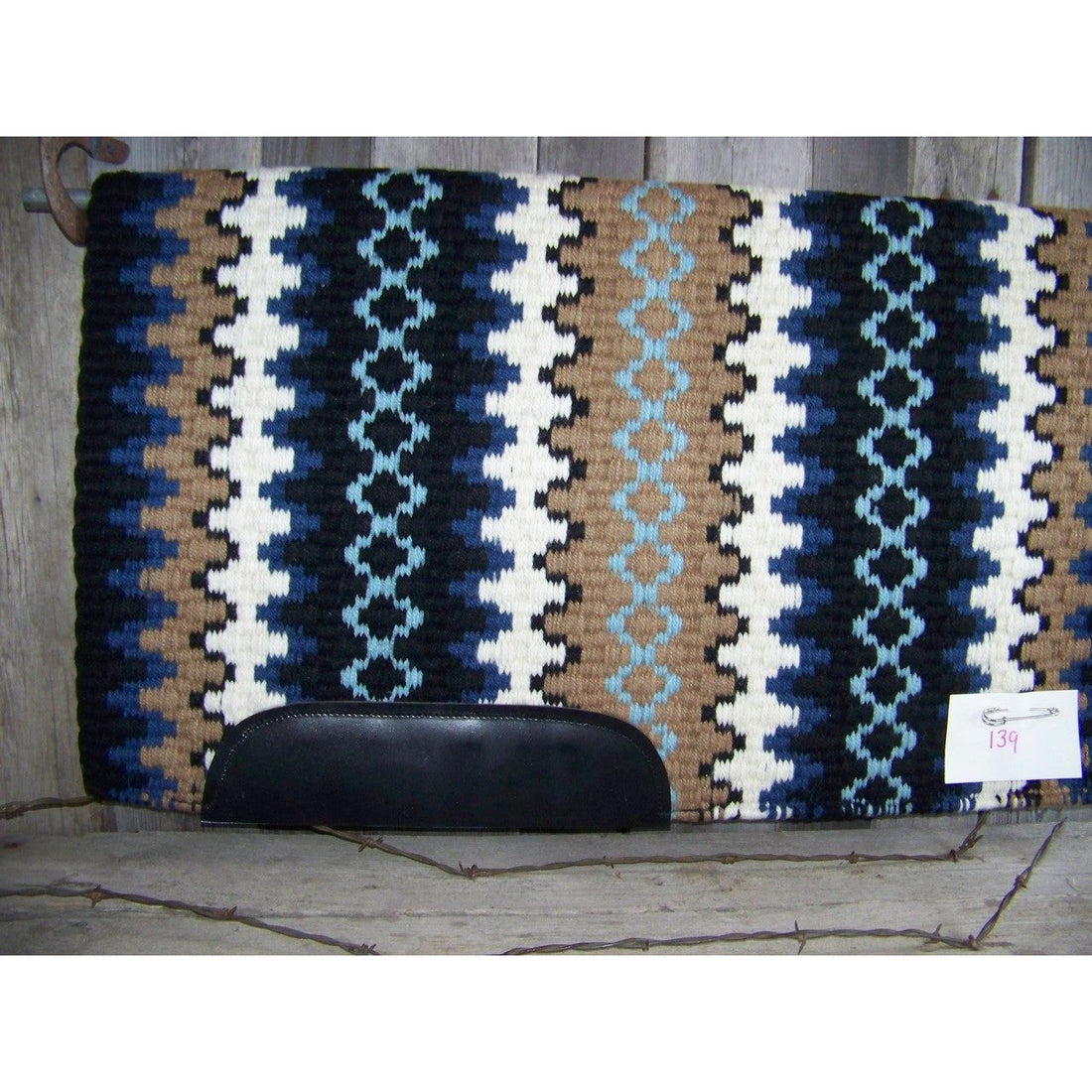 Custom Arroyo Seco Blanket - 40x34 (Black Base w/Blue Accents)