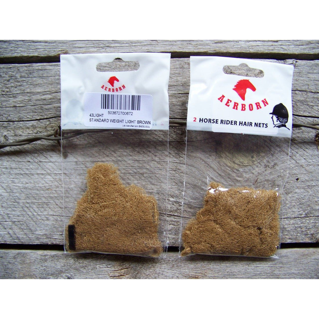 Hair Nets - 2 Per Package (Light Brown)