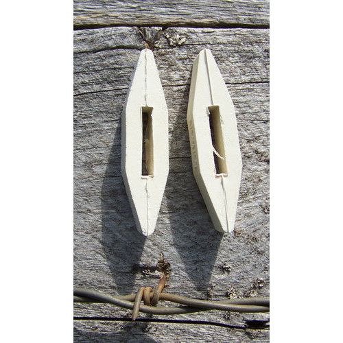 Rein Stops - Rubber (Pair) - White