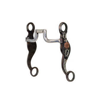 Bit - Desert Rose Hinged Port Shank