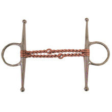 Bit - Full Cheek Snaffle Double Twisted Copper Wire (5.0")