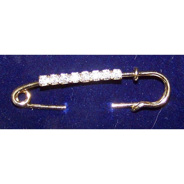 English Stock Pin - Crystals (GP)