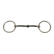 Bit - Black Satin O-Ring Snaffle (Metalab)