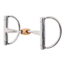 Bit - Hunter Dee Snaffle with Copper Oval Link