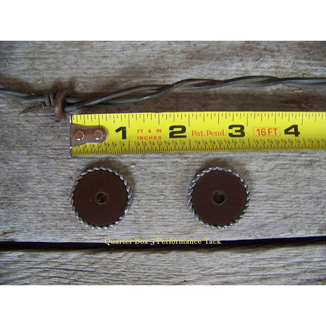 Rowels - Francois Gauthier Round - SS Brushed Rope Edge (1")