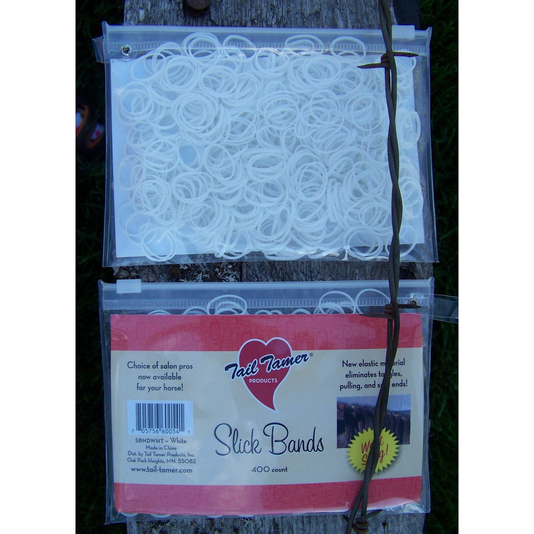 Slick Bands by Tail Tamer - White