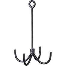 Cleaning Hook - Collapsible 4-Prong (Black)