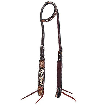 Headstall - Leopard Single Ear Headstall by Rafter T Ranch Company